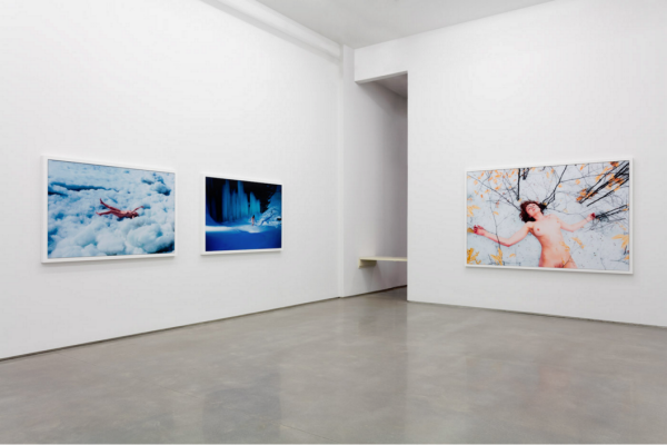 Installation view of Ryan McGinley's "Winter" at Team Gallery (2015) Photo: courtesy Team Gallery