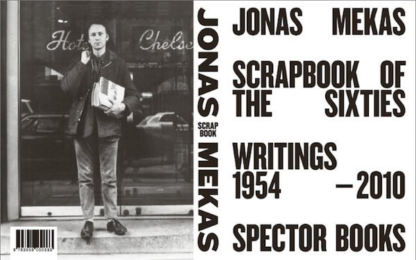 Cover of Jonas Mekas, Scrapbook of the Sixties (2015). <br /> Photo: Courtesy Spector Books