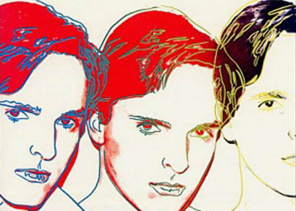 Cover of Miguel Bosé's Made in Spain (1983), whose cover was designed by Andy Warhol.Photo: via Sopitas.