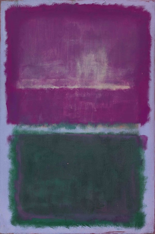 Mark Rothko Untitled (Lavender and Green) Estimate $20/30,000,000 