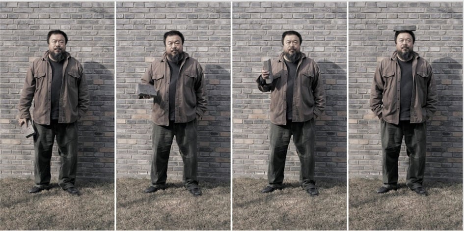 Ai Weiwei, To Fight With Crossed Arms (2007) Photo: courtesy Hamburg Kennedy Photographs