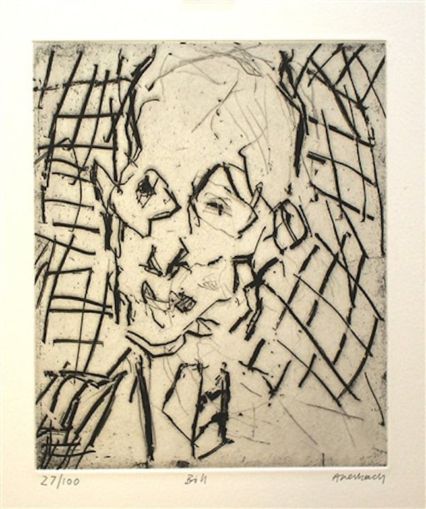 Frank Auerbach,<i>Bill</i><br> Photo: courtesy Nicholas Gallery