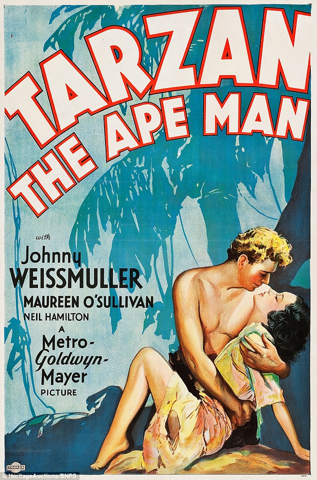 This Tarzan poster is estimated at up to $80,000.<br>Courtesy Heritage Auctions.