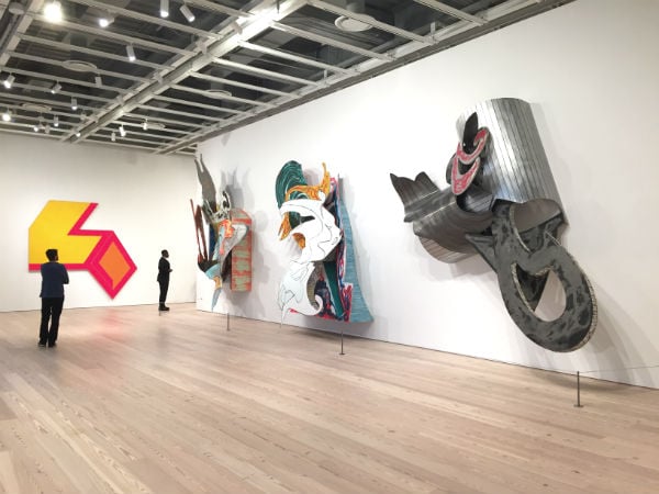 Works from Frank Stella's "Moby Dick" series, late '80s<br> Image: Ben Davis