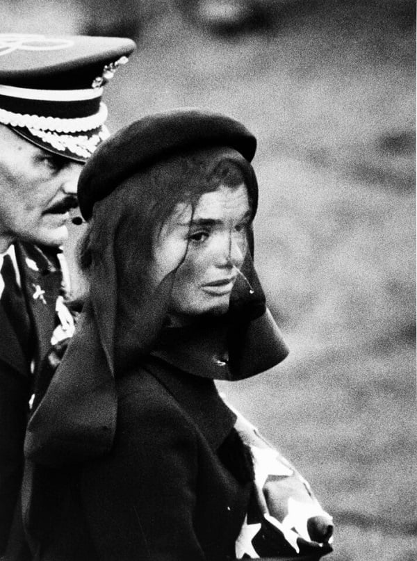 Elliot Erwitt, <em>Jackie Kennedy at Funeral</em>(1963).<br>Image: Courtesy of MOCP.org</br>
