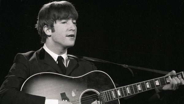 The guitar was Lennon's favorite instrument. Photo: ITV/Rex Shutterstock
