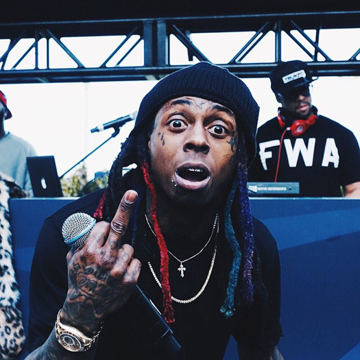 Lil Wayne. Photo: via Lil Wayne HQ. 