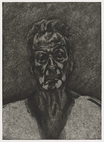 Lucian Freud <i>Self Portrait</i>(1996) <br> Photo: courtesy Art-on-paper