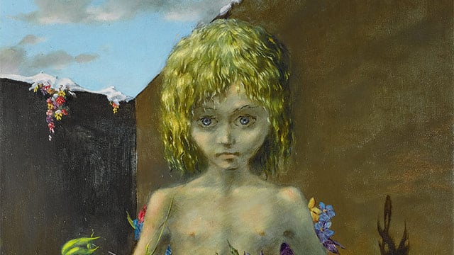 Detail of Dorothea Tanning, The Magic Flower Game (1941). Image: Courtesy of Sotheby's.