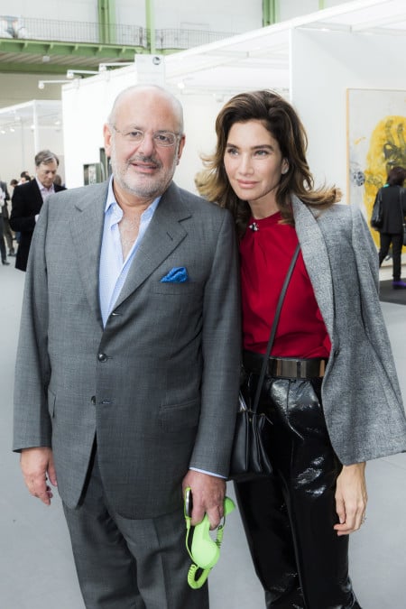 Maurice Alain Amon and Tracey Hejailan-Amon are avid art collectors, pictured here at the FIAC art fair in 2013.<br>Photo: Bertrand Rindoff Petroff/Getty Images via the <em>New York Post</em>.
