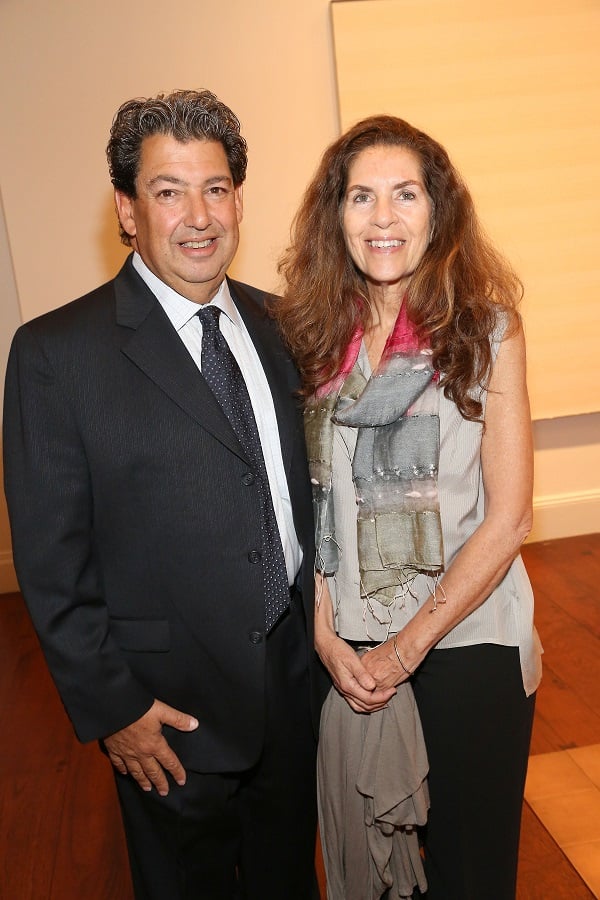 Paul Schimmel, Yvonne Schimmel== Carl Andre In His Time Opening Reception at Mnuchin Gallery== Mnuchin Gallery, 45 East 78th Street, NYC== September 9, 2015== ©Patrick McMullan== Photo: Sylvain Gaboury/PatrickMcMullan.com== ==