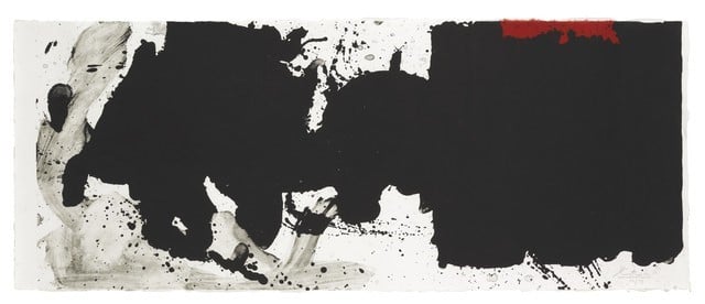 Robert Motherwell, Black with No Way Out (1983). Photo: Bernard Jacobson Gallery. 