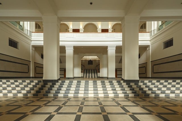 Former Supreme Court foyer.<br>Photo courtesy National Gallery Singapore.