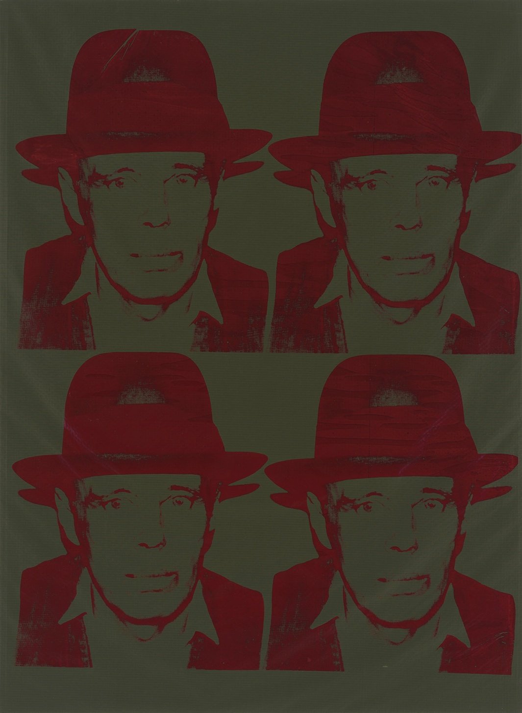 Andy Warhol, Joseph Beuys, (1981). Photo: The Andy Warhol Foundation for the Visual Arts Inc.; the Artists Rights Society, New York; DACS London.