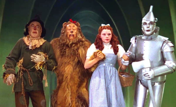 A scene from The Wizard of Oz. Courtesy of MGM.