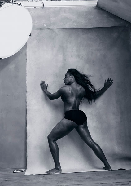 Serena Williams. Photo: Courtesy of Pirelli and Annie Leibovitz.