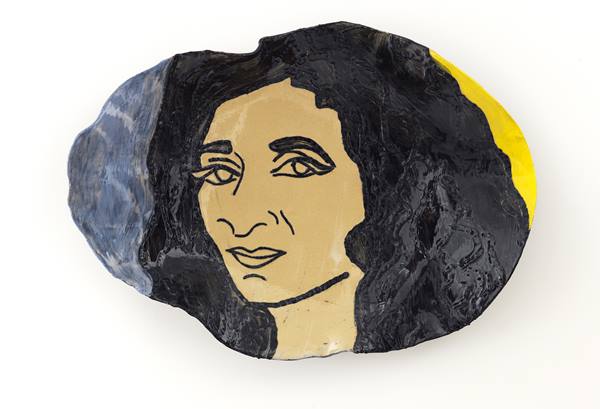 Amer Ghada, Self-Portrait in Blue and Yellow (2014).Photo by Brian Buckley for Cheim & Read, New York