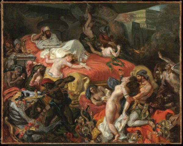 The Death of Sardanapalus, 1844