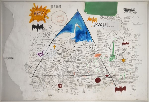 Jean-Michel Basquiat, Untitled (1986). Photo: Gavin Ashworth, Brooklyn Museum.