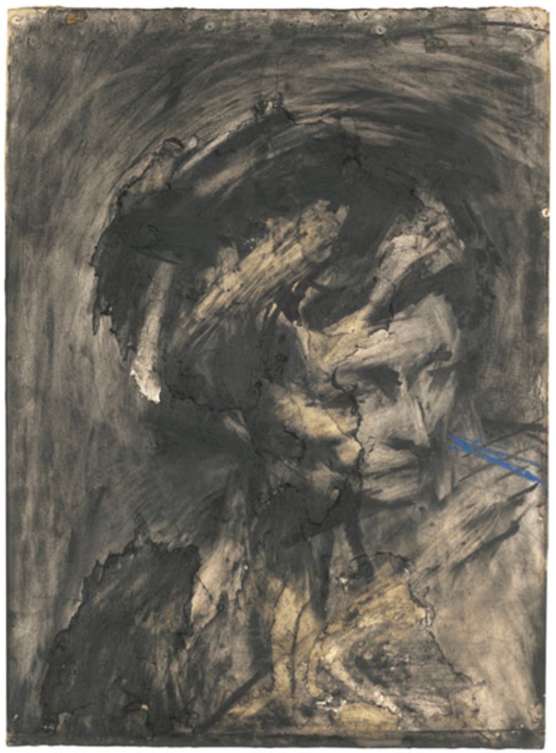 Frank Auerbach Head of Gerda Bohm (1961) Photo: Sotheby's