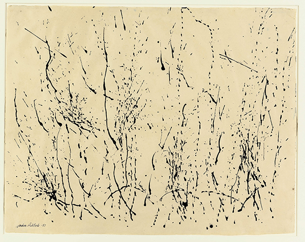 Jackson Pollock, untitled (1951). Photo: courtesy the Dallas Museum of Art.
