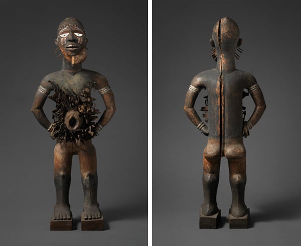 Mangaaka figure from Angola as featured in the exhibition <br> Photo: courtesy the Kongo Exhibition Blog metmuseum.org