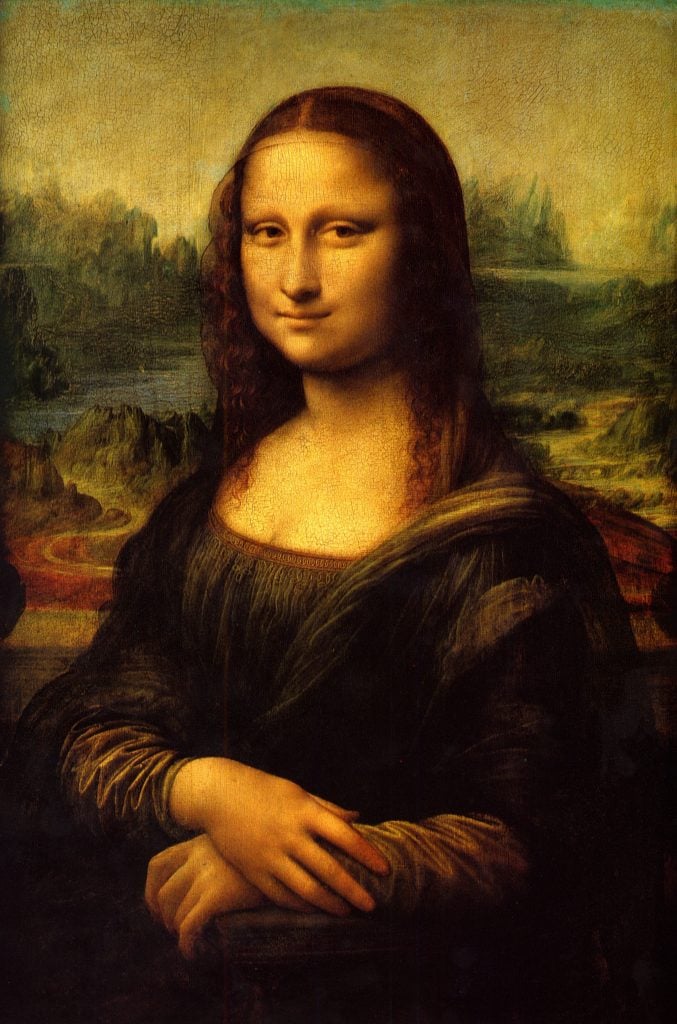Leonardo da Vinci, Mona Lisa. Courtesy of the Louvre, Paris.