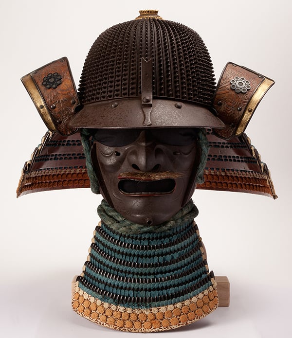 A samurai helmet of “koboshi” type. Signed Munetsugu. Japan, 17th–18th century. Photo: courtesy Giuseppe Piva.