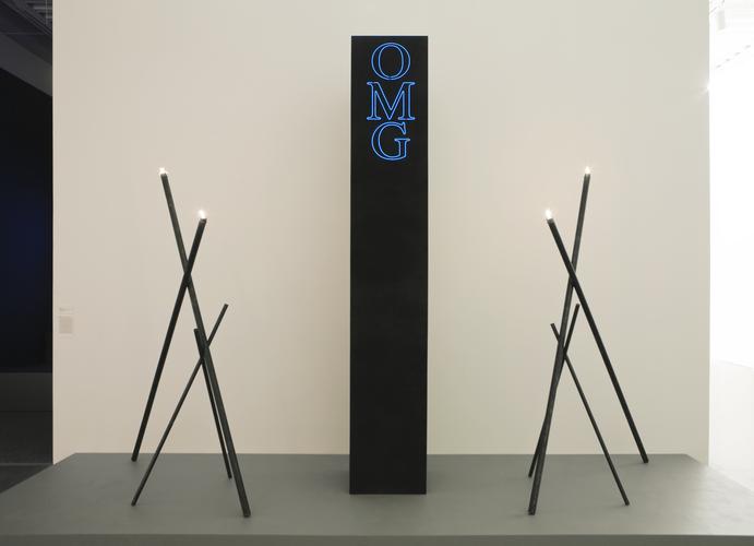 AIDS-3D's OMG Obelisk in the New Museum TriennialImage: Courtesy New Museum