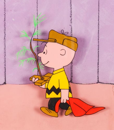 A Charlie Brown Christmas Production Cels. Photo: Heritage Auctions, Dallas
