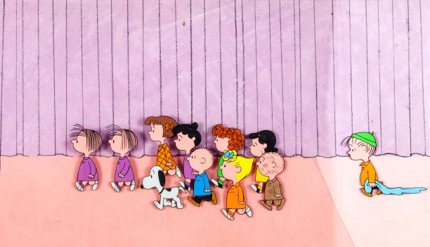 A Charlie Brown Christmas Production Cels. Photo: Heritage Auctions, Dallas
