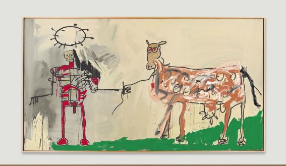 Jean-Michel Basquiat, <i>The Field Next to the Other Road</i> (1981).<br>Photo: courtesy of Christie's.
