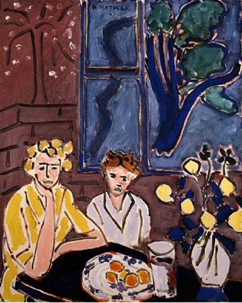 Henri Matisse, <em>Deux Fillettes, fenetre bleue</em>, (1947). <br>Image: Courtesy of MK Fine Art, Inc.</br>