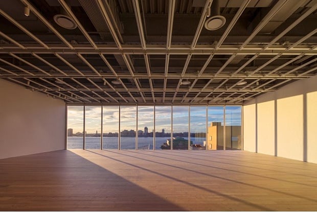 The fifth floor gallery of the Whitney with the interior wallls removed. Photo: Nic Lehoux.