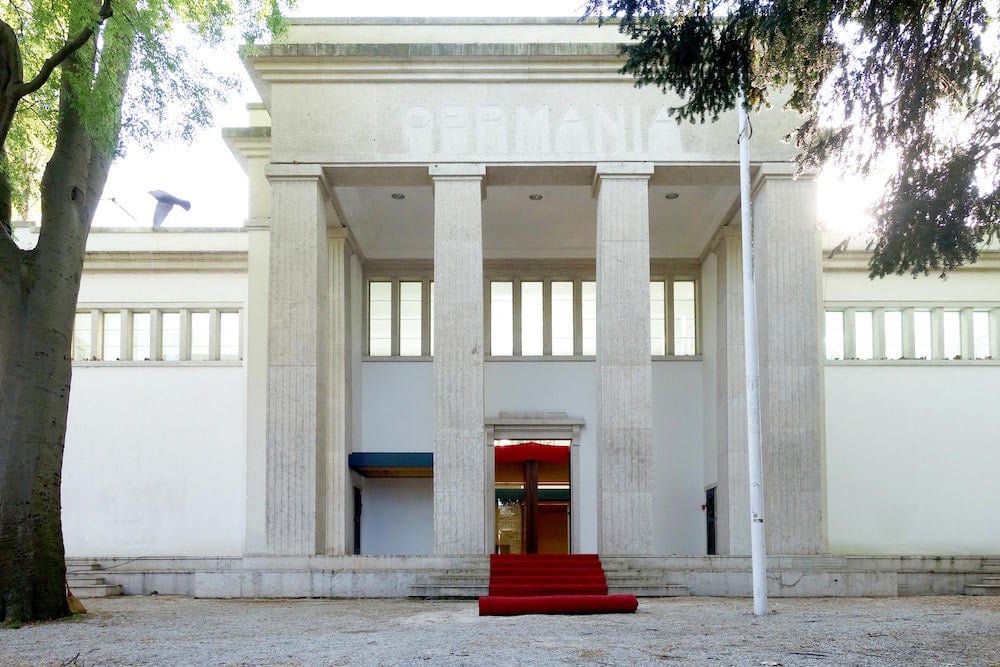 The German Pavilion in Venice, Italy. Photo: Bas Princen via Uncube Magazine