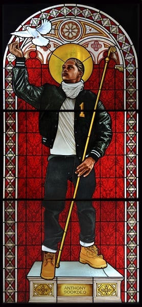 Kehinde Wiley, <em>Saint Remi</em> (2014)<br>Image: Courtesy of Galerie Daniel Templon</br>