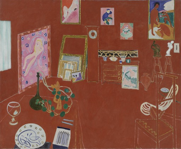Henri Matisse, The red Studio, (1911). Image: Courtesy of Museum of Modern Art