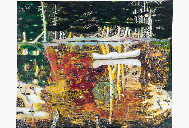 Peter Doig Swamped (1990) Photo: Christie's
