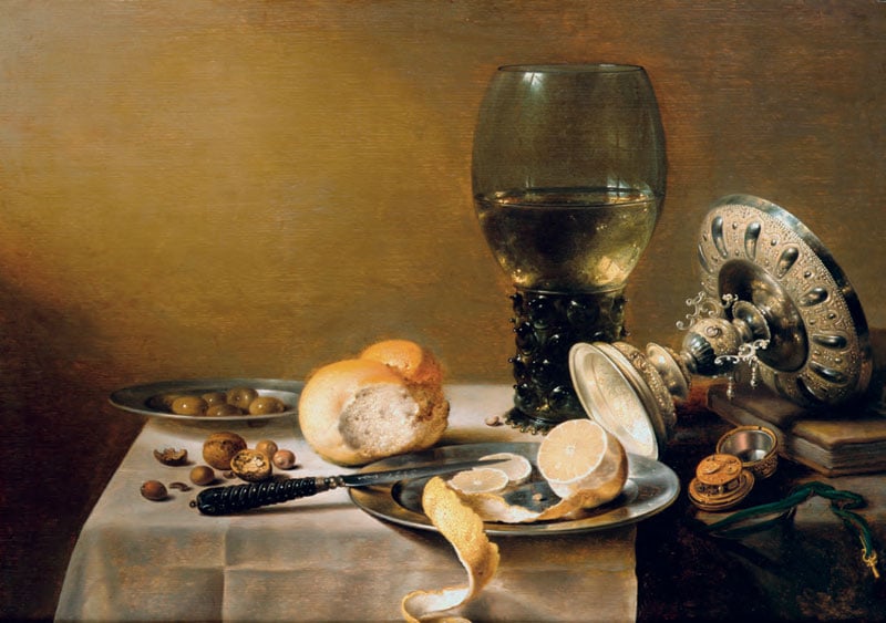 Pieter Claesz Breakfast Still Life (1636) Photo: Apollo Magazine