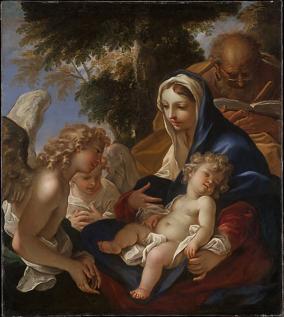Sebastian Ricci The Holy Family of Angels (ca. 1700) Photo: The Metropolitan Museum of Art, New York