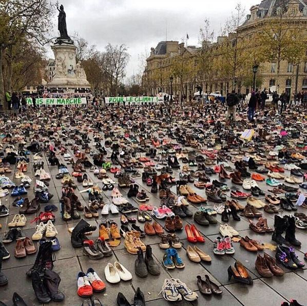 "Silent march" during the Paris Climate SummitImage: Courtesy Lila Howard