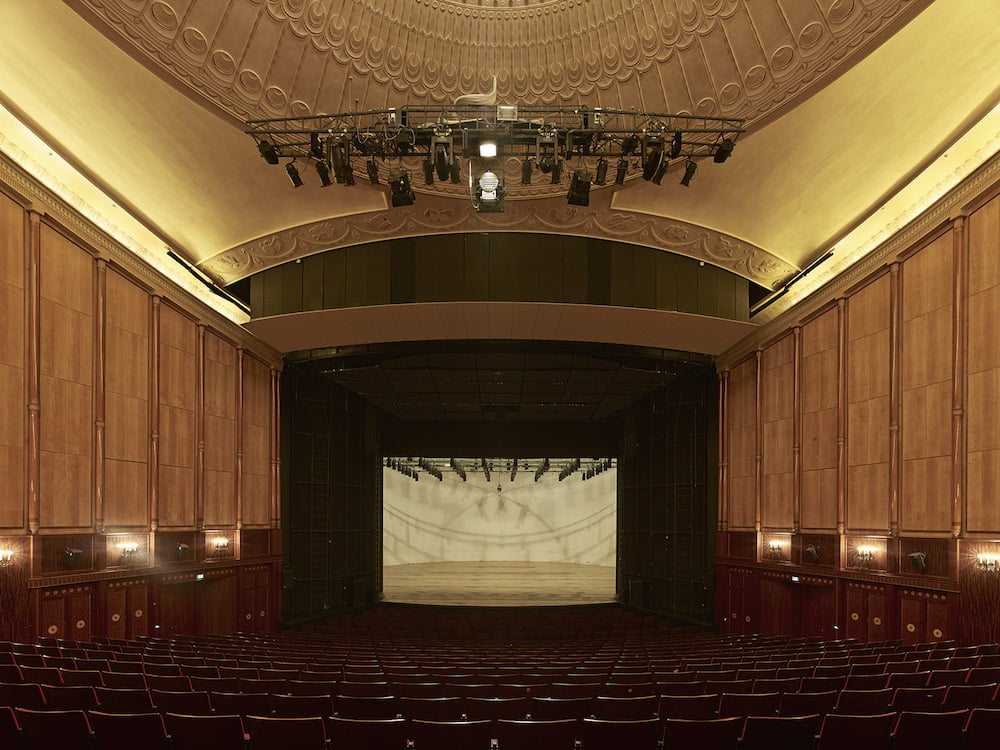 The stage at the Volksbühne, Berlin. Photo: Klaus Roth Architekten