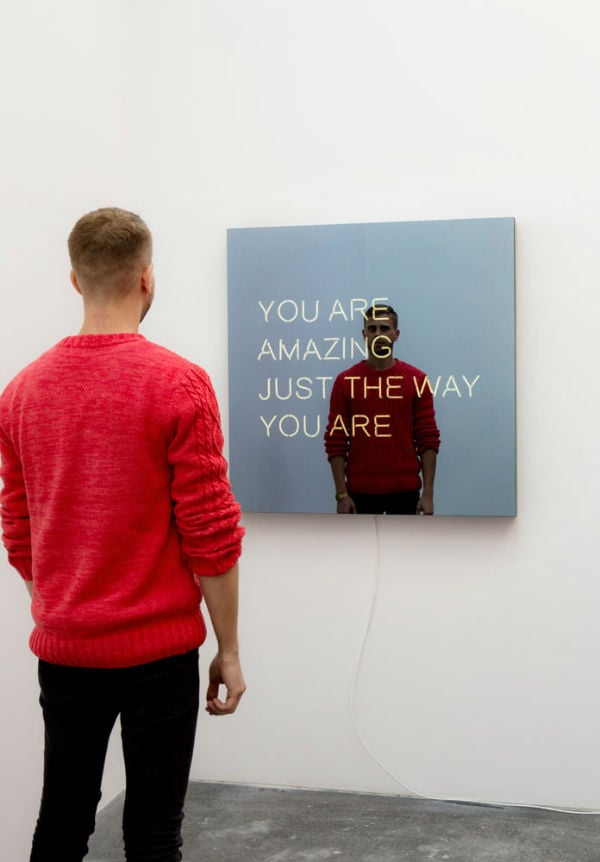 Jeppe Hein, <em>You Are Amazing Just the Way You Are</em> (2015)<br>Image: Courtesy http://www.jeppehein.net/