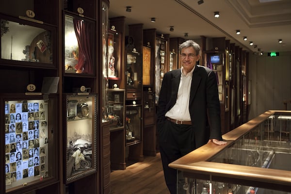 Orhan Pamuk at the Museum of Innocence Photo: via the Museum of Innocence