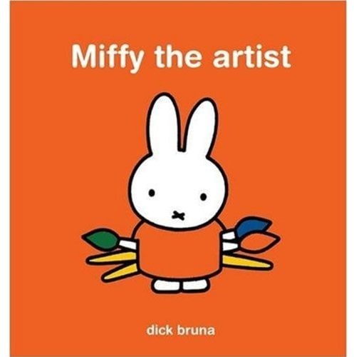 Dick Bruna, <em>Miffy the Artist</em>. Photo: Dick Bruna. 