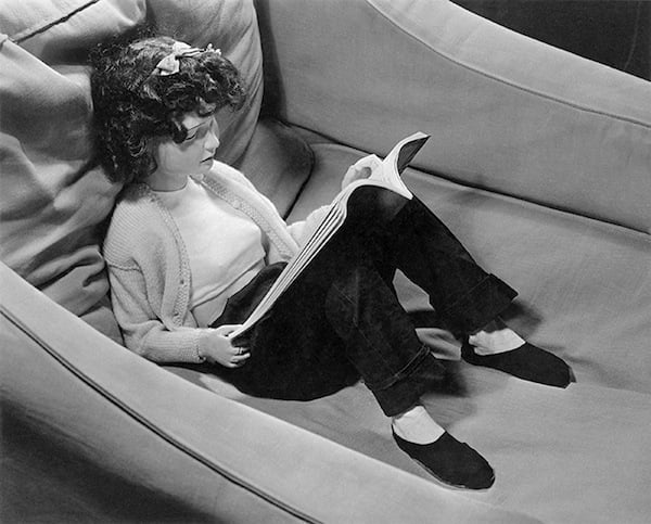 Morton Bartlett, <em>Girl Reading in Chair</em>. Photo: courtesy Marion Harris. 