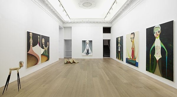 Izumi Kato, untitled works at Galerie Perrotin. Photo: Guillaume Ziccarelli, courtesy the artist and Galerie Perrotin.