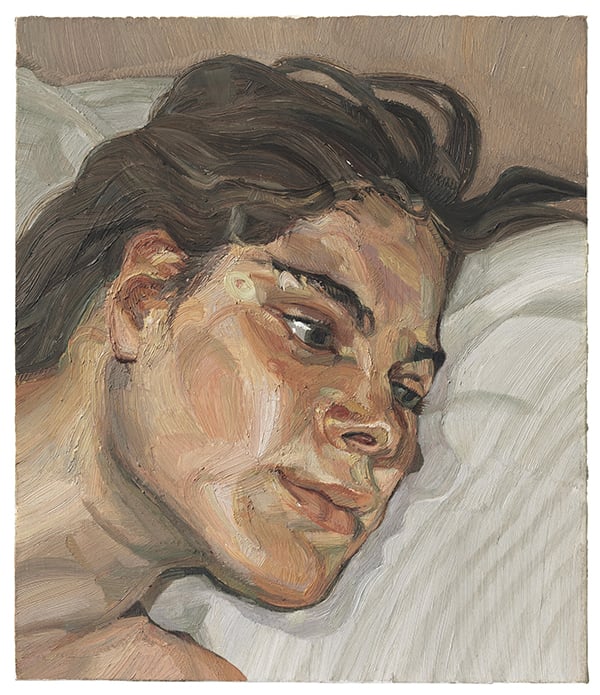 Lucian Freud, Head of Esther (1983). Photo: courtesy Christie's.
