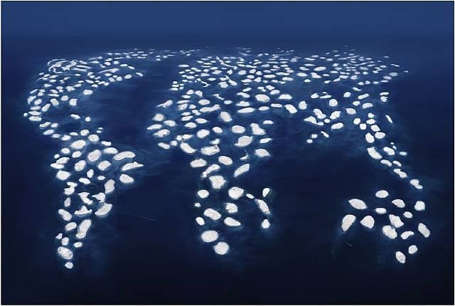Andreas Gursky Dubai World III Photo: courtesy White Cube