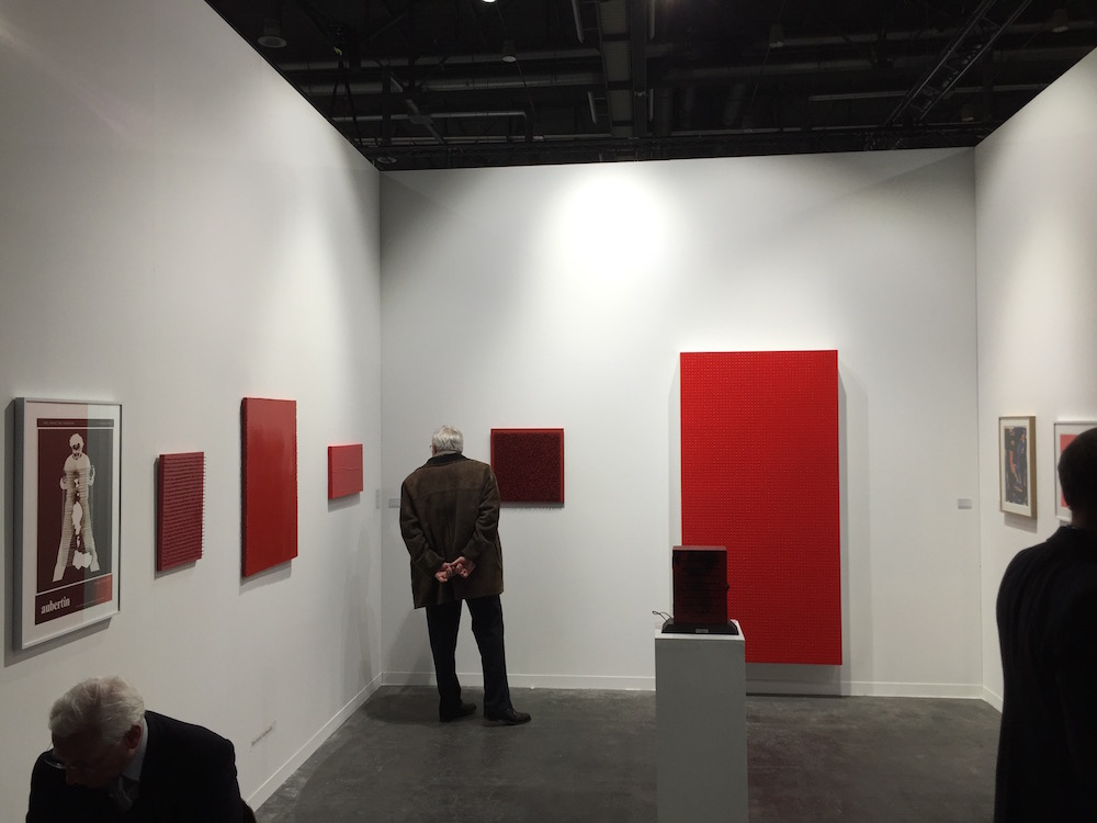 Bernard Aubertin solo presentation at Galerie Jean Brolly, Paris. Photo: Henri Neuendorf